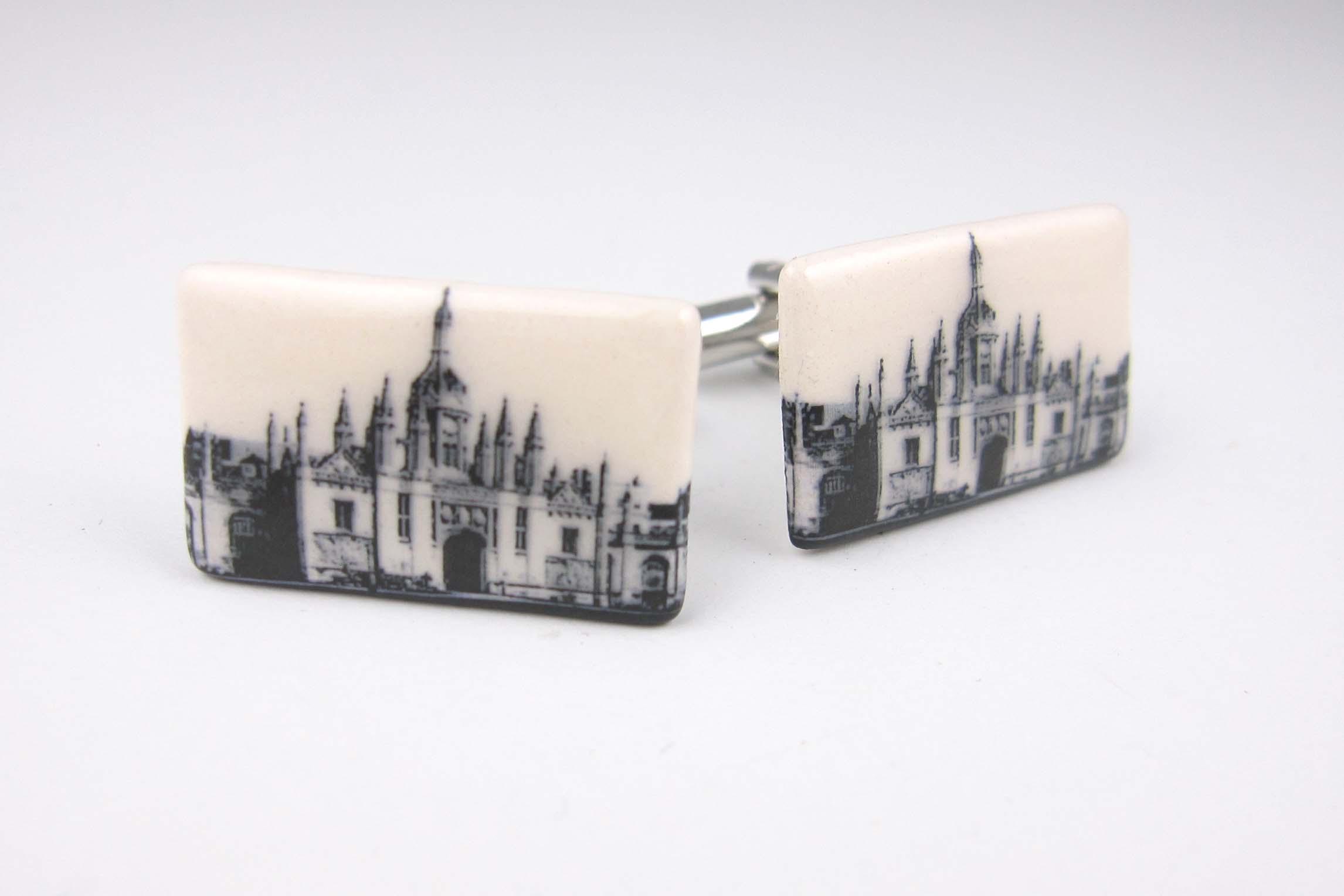 View King's College Cambridge cufflinks